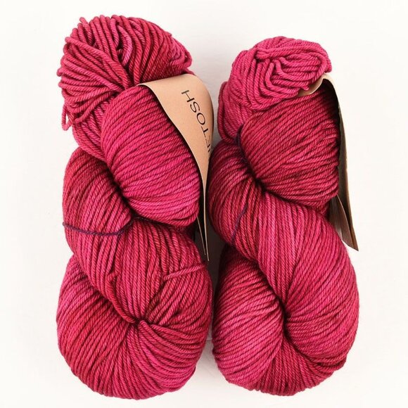 MadelineTosh Tosh DK Yarn 2 Skeins 100% Superwash Merino Wool Coquette-Deux